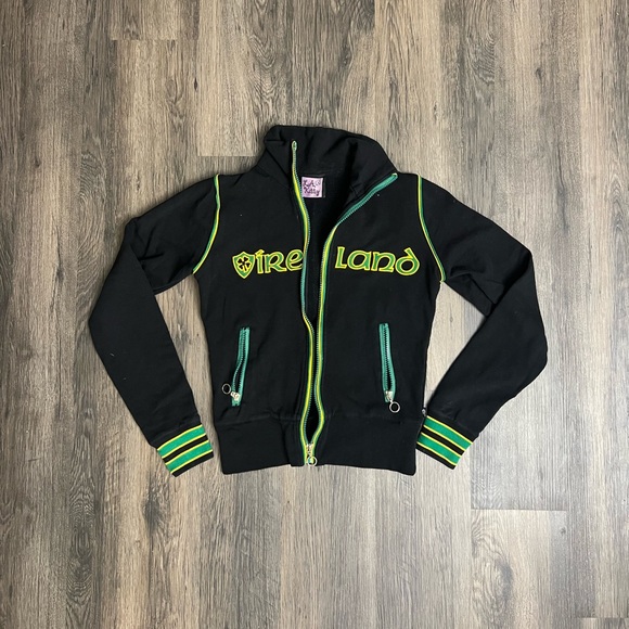 Vintage sporty  Zip up sweater jacket - Picture 1 of 6